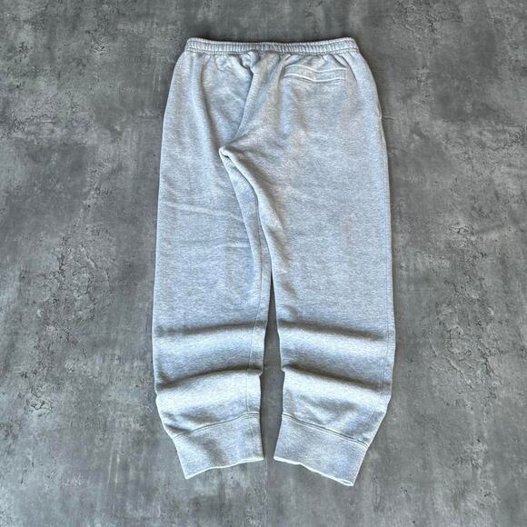 Vintage Y2K Nike Grey & White Embroidered Tech Sweatpants - Picture 2 of 4